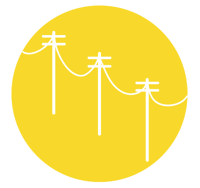 Power lines icon